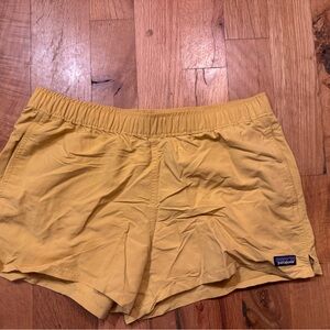Patagonia Baggies Shorts Canary Yellow